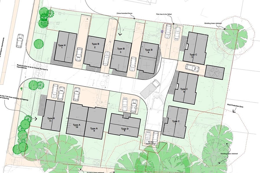 Housing development plan Plymouth
